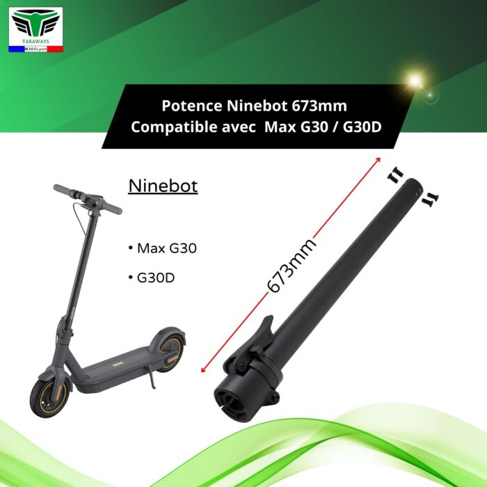 Potence Trottinette Electrique Ninebot Max G30 G30D