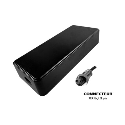 Chargeur 54.6V 2A connecteur GX16-3p CE